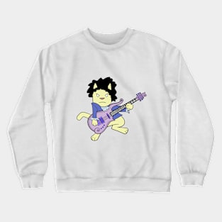 Purple Rain Cat Crewneck Sweatshirt